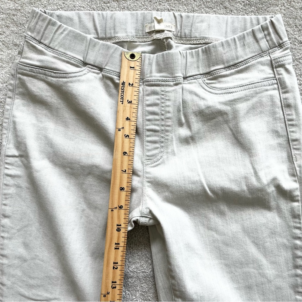 EILEEN FISHER ORGANIC COTTON BLEND PULL ON PANT SMALL CHIC STYLISH COMFY - Picture 6 of 8